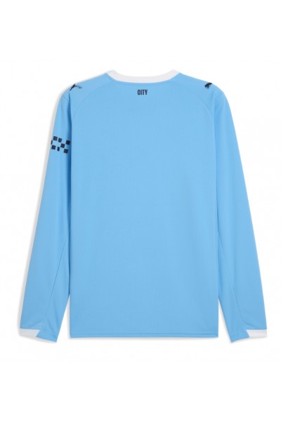 Manchester City Jalkapallovaatteet Kotipaita 2025-26 Pitkähihainen Manchester City Jalkapallovaatteet Kotipaita 2025-26 Pitkähihainen